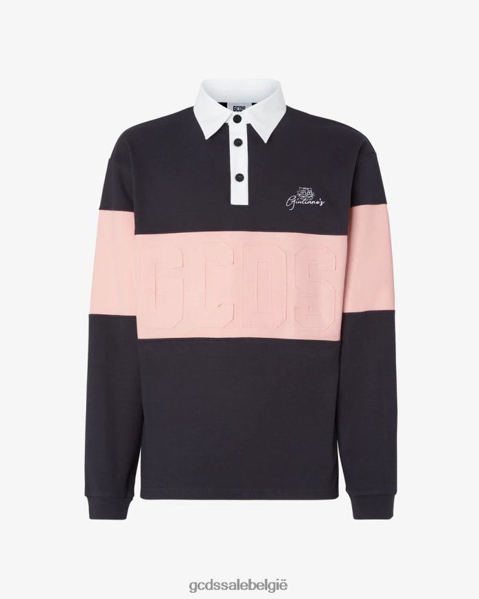 bandlogo kittho geborduurde polo Heren GCDS veelkleurig kleding 4600VF104
