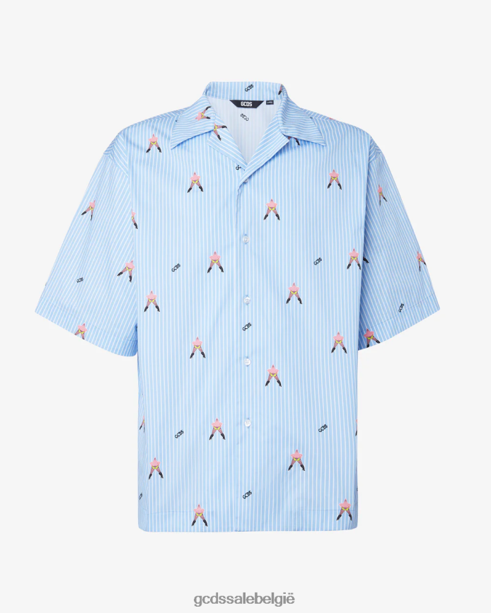 volledig katoenen bowlingshirt van Patrick Star Heren GCDS veelkleurig kleding 4600VF90