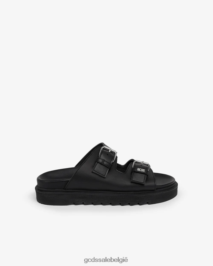 leren sandalen Heren GCDS zwart schoenen 4600VF183