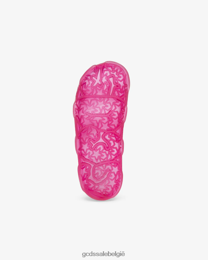 rubberen glijbanen Heren GCDS fuchsia schoenen 4600VF190