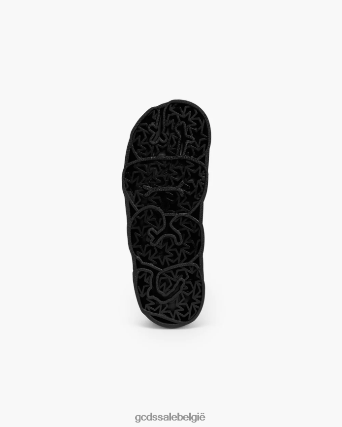 rubberen glijbanen Heren GCDS zwart schoenen 4600VF182
