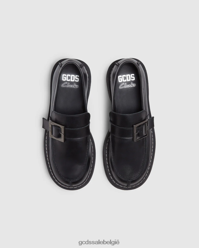 leren loafers Heren GCDS x Clarks zwart schoenen 4600VF178