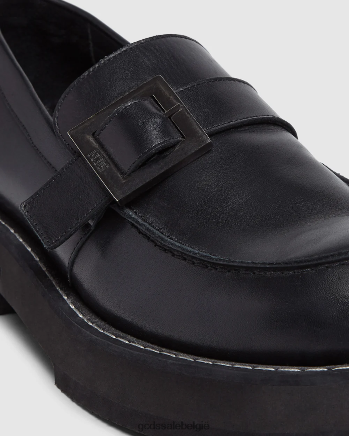 leren loafers Heren GCDS x Clarks zwart schoenen 4600VF178