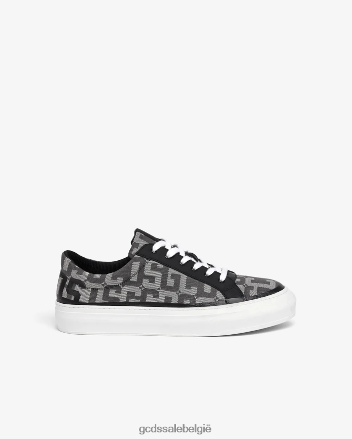 Sneakers met jacquardmonogram Heren GCDS zwart schoenen 4600VF162