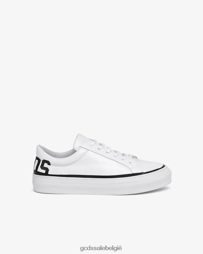 leren logo-sneakers Heren GCDS zwart schoenen 4600VF173