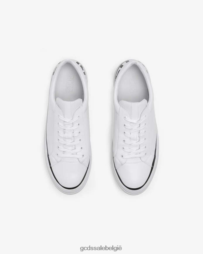 leren logo-sneakers Heren GCDS zwart schoenen 4600VF173