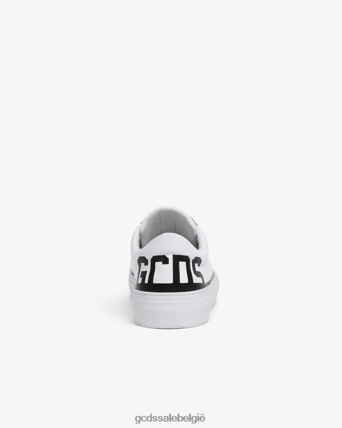 leren logo-sneakers Heren GCDS zwart schoenen 4600VF173