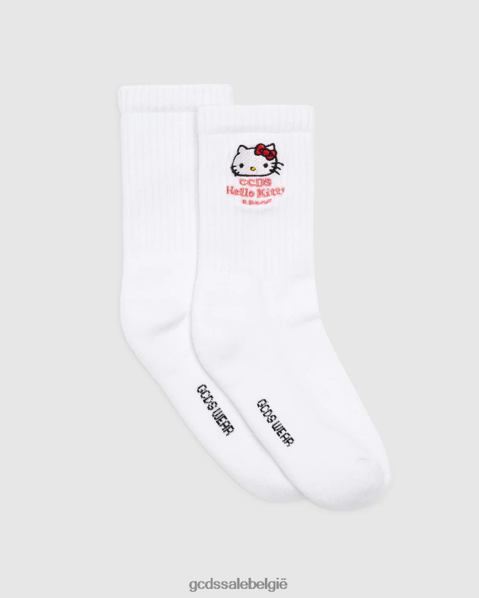 junior hello kitty sokken kinderen GCDS wit accessoire 4600VF768