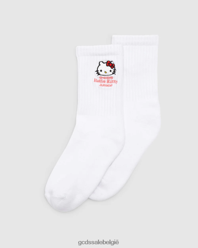 junior hello kitty sokken kinderen GCDS wit accessoire 4600VF768
