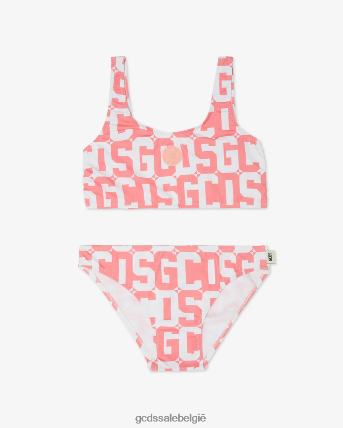 junior monogrambikini kinderen GCDS roze kleding 4600VF824