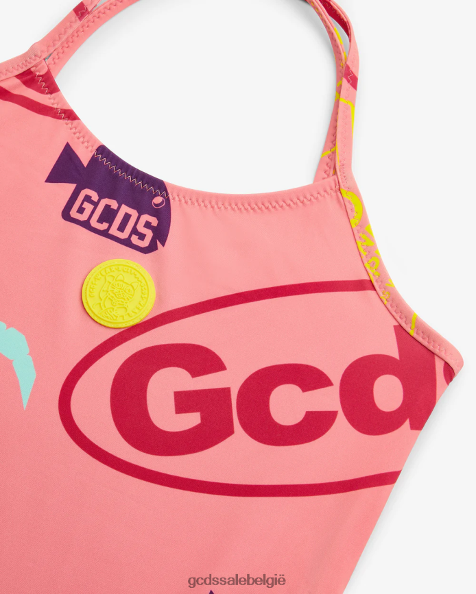 junior shell-badpak kinderen GCDS fuchsia kleding 4600VF823