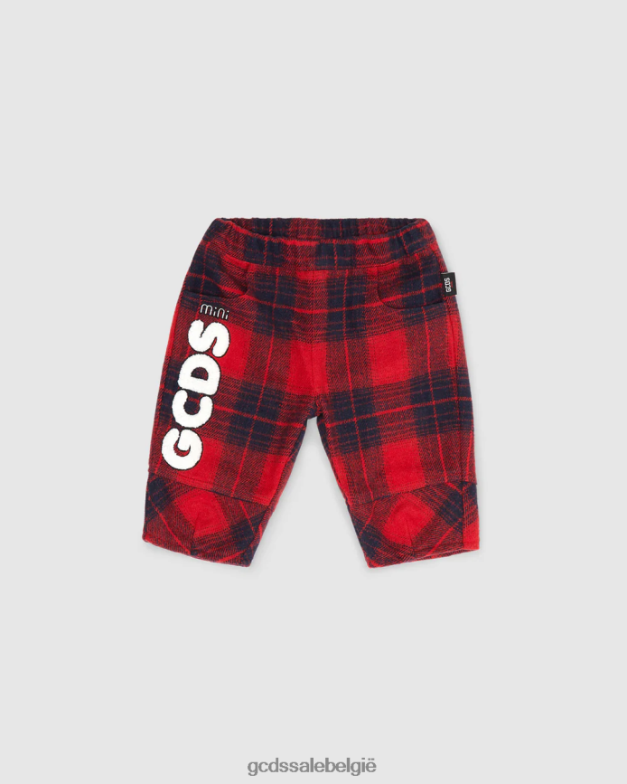 baby-tartan broek kinderen GCDS veelkleurig kleding 4600VF627