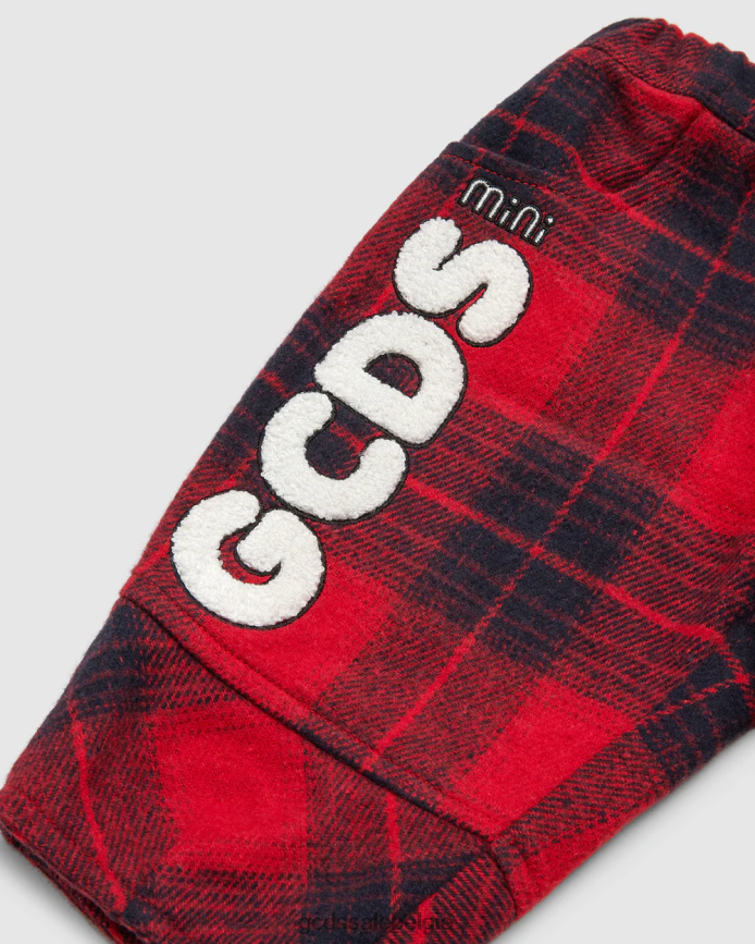 baby-tartan broek kinderen GCDS veelkleurig kleding 4600VF627