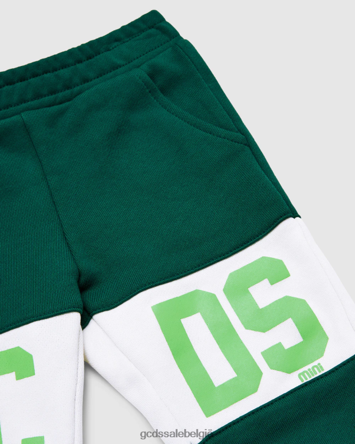 joggingbroek met babylogoband kinderen GCDS groente kleding 4600VF628