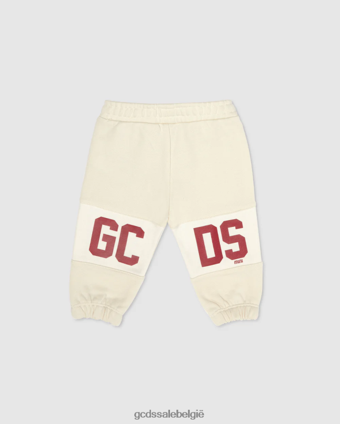 joggingbroek met babylogoband kinderen GCDS witkap grijs kleding 4600VF624