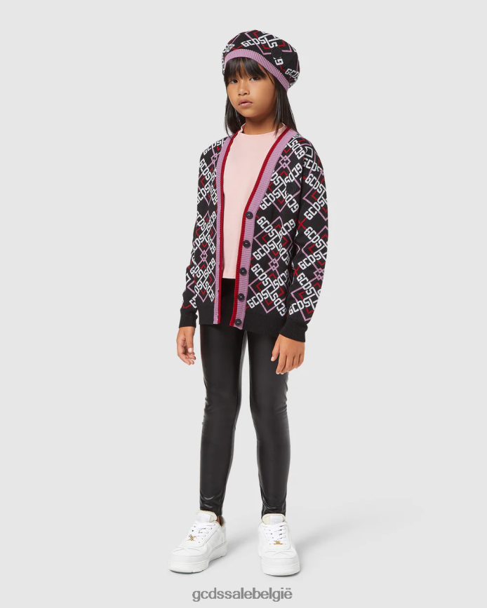junior legging kinderen GCDS zwart kleding 4600VF817