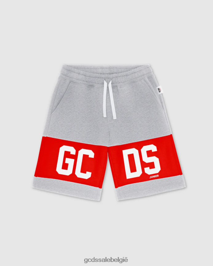 junior logobandshort kinderen GCDS grijs kleding 4600VF746
