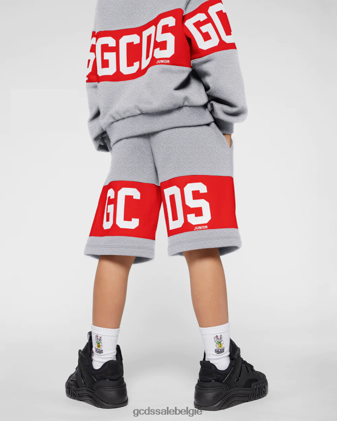 junior logobandshort kinderen GCDS grijs kleding 4600VF746