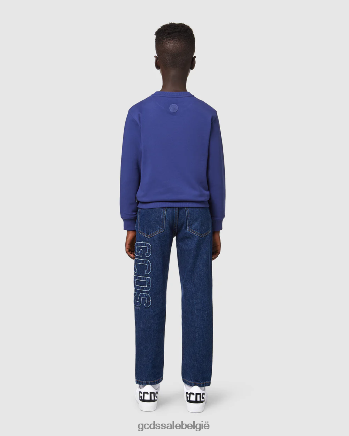 junior monsters met ronde hals kinderen GCDS blauw kleding 4600VF667