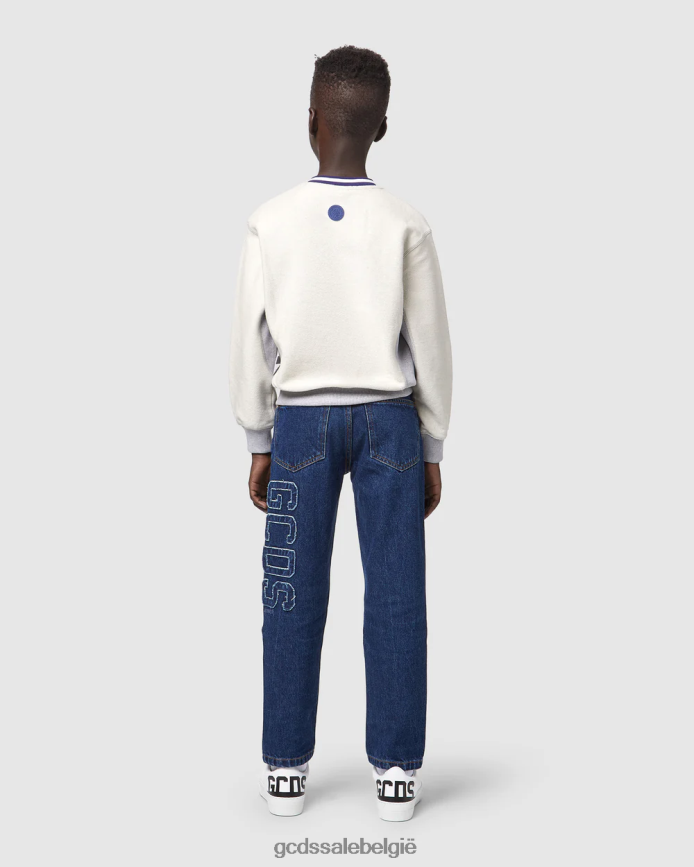 junior ronde hals kinderen GCDS grijs kleding 4600VF673