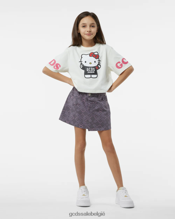 junior spijkerrok kinderen GCDS veelkleurig kleding 4600VF806