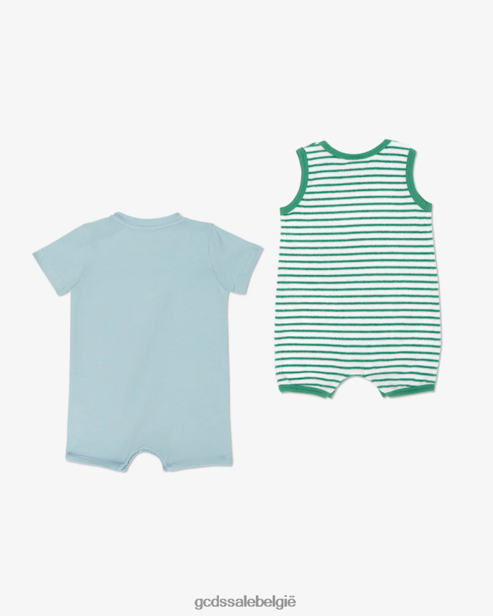 Kikker tweedelige babyromperset kinderen GCDS lichtblauw kleding 4600VF588