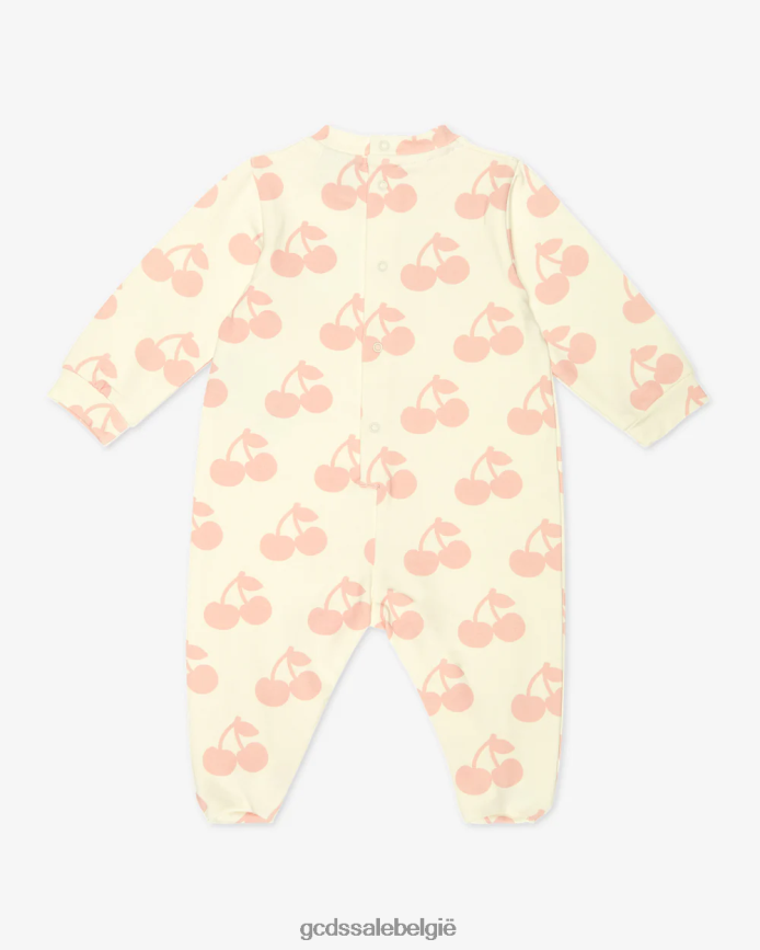 baby kersen playsuit kinderen GCDS gebroken wit/roze kleding 4600VF589