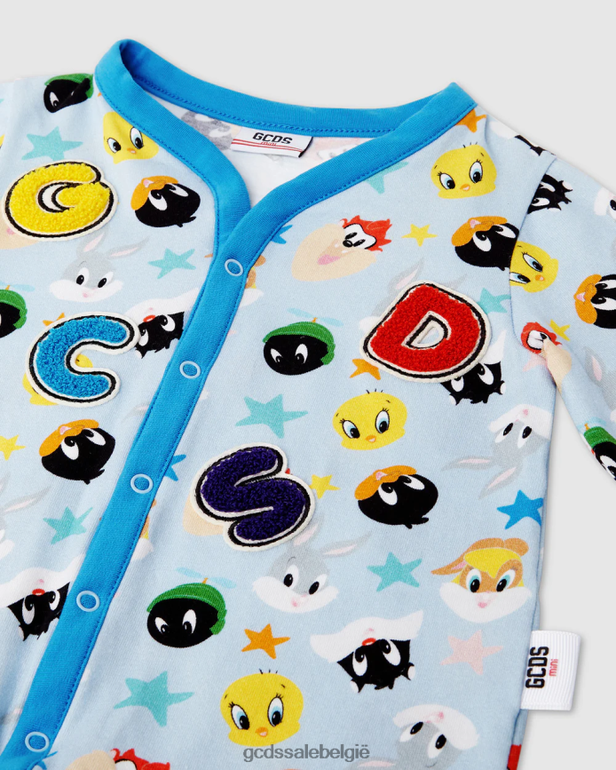looney tunes playsuit kinderen GCDS lichtblauw kleding 4600VF577