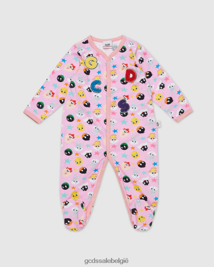 looney tunes playsuit kinderen GCDS wieg roze kleding 4600VF581
