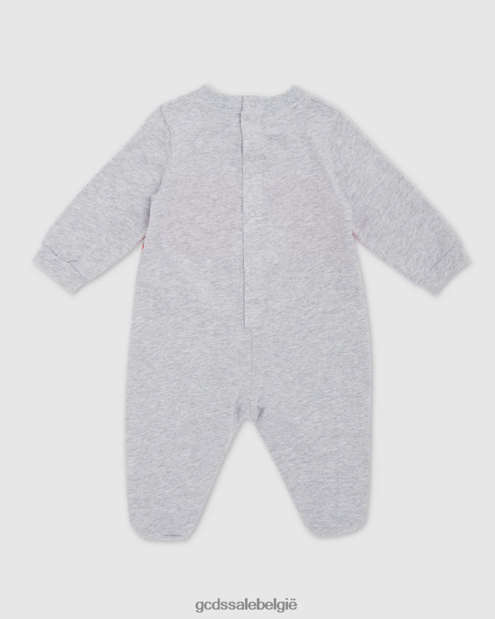 playsuit met logomotief kinderen GCDS grijs kleding 4600VF571