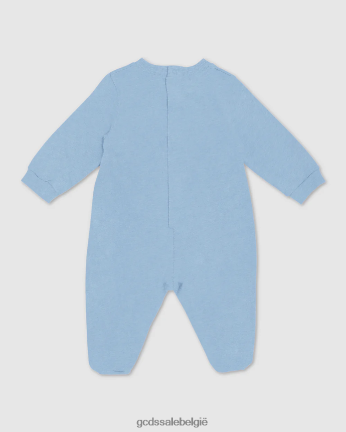 playsuit met logomotief kinderen GCDS lichtblauw kleding 4600VF579