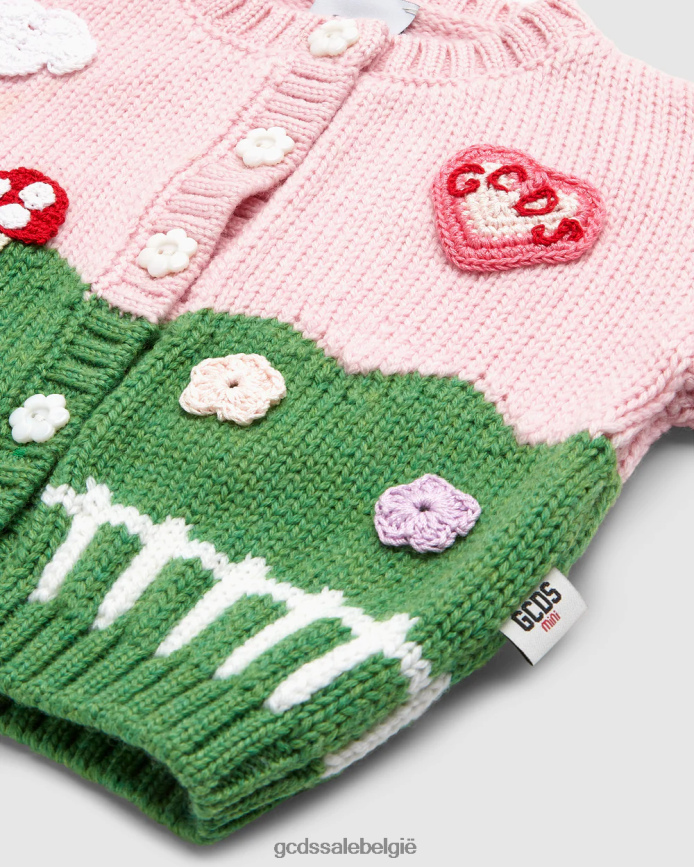 babygebreid vest kinderen GCDS veelkleurig kleding 4600VF611