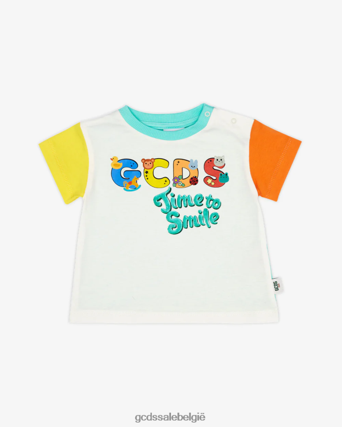 baby dieren t-shirt kinderen GCDS veelkleurig kleding 4600VF641