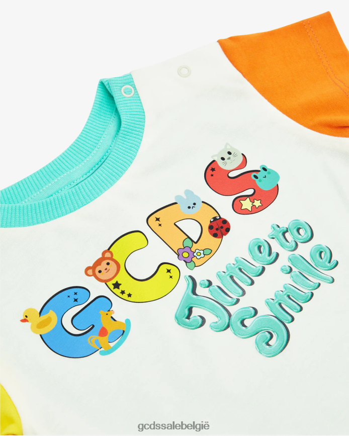 baby dieren t-shirt kinderen GCDS veelkleurig kleding 4600VF641