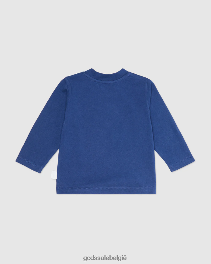 babykittho t-shirt kinderen GCDS blauw kleding 4600VF629