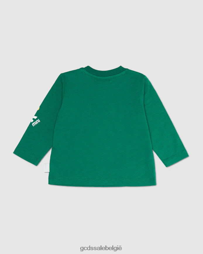 babymonster t-shirt met lange mouwen kinderen GCDS groente kleding 4600VF632