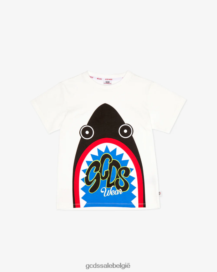 junior haaienshirt kinderen GCDS gebroken wit kleding 4600VF730
