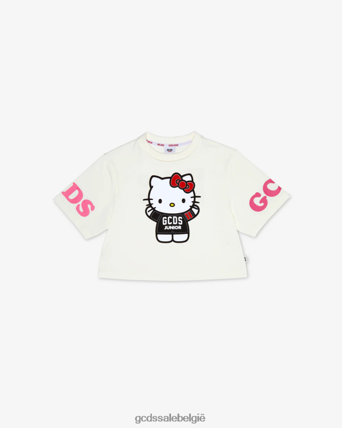 junior hello kitty t-shirt kinderen GCDS gebroken wit kleding 4600VF792