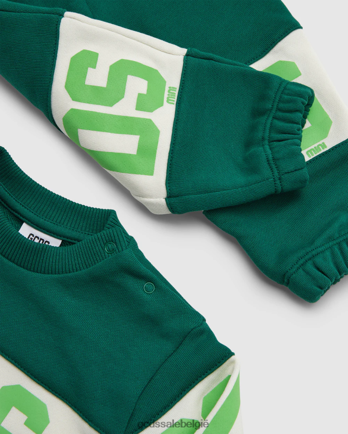 trainingspak met babylogoband kinderen GCDS groente kleding 4600VF600