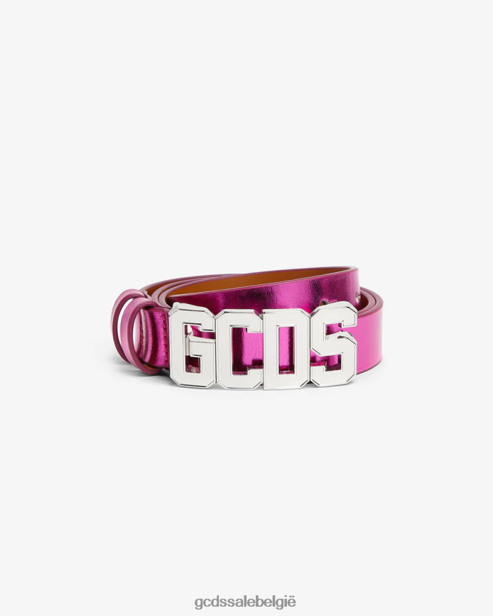 Metalen logoriem vrouwen GCDS fuchsia accessoire 4600VF552