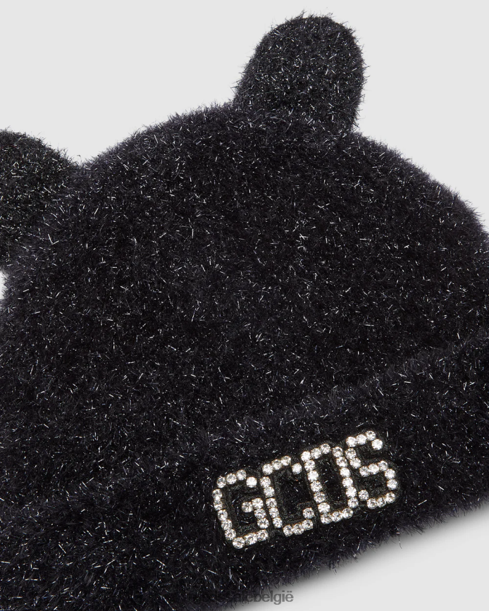 Muts met teddy oortjes vrouwen GCDS zwart accessoire 4600VF544