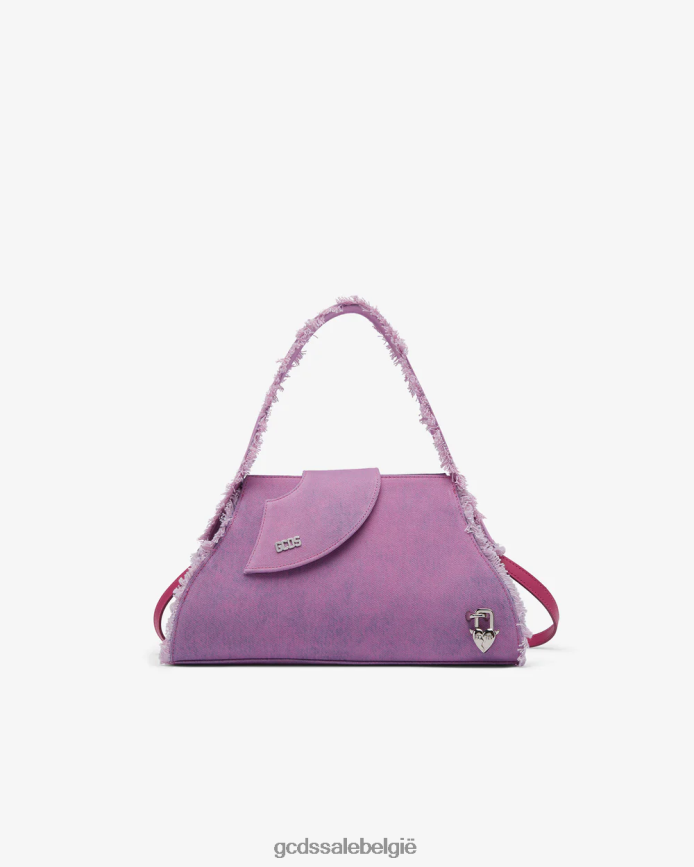 komma denim medium tas vrouwen GCDS roze accessoire 4600VF518
