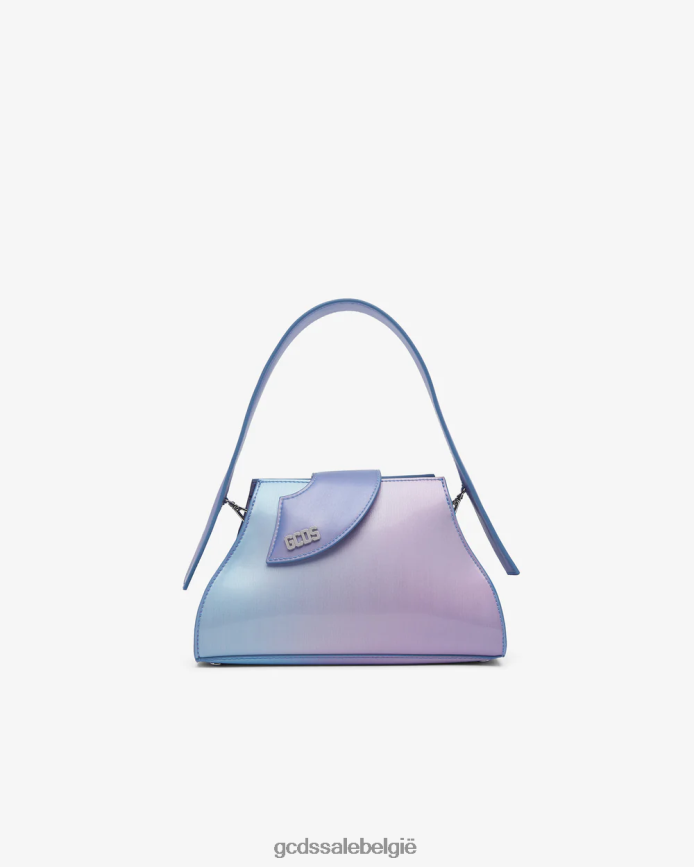 komma holografische kleine tas vrouwen GCDS zilver/lila accessoire 4600VF517