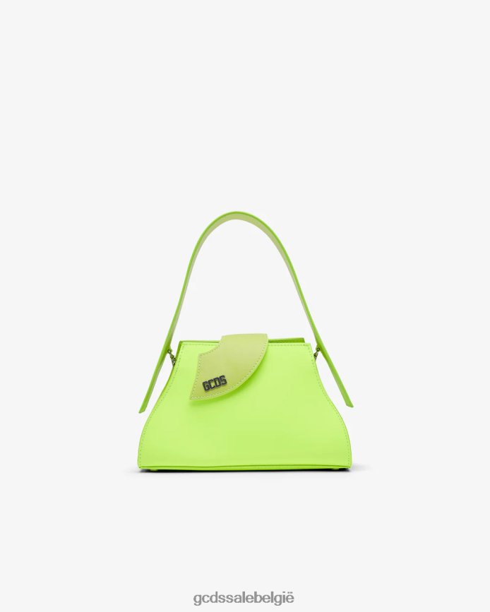 komma kleine handtas vrouwen GCDS geel fluo accessoire 4600VF538