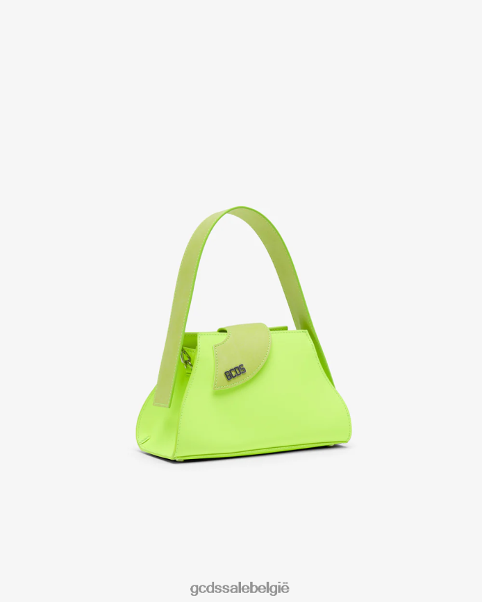 komma kleine handtas vrouwen GCDS geel fluo accessoire 4600VF538