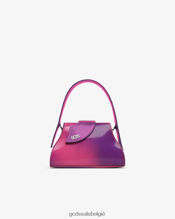 komma transpallic kleine tas vrouwen GCDS fuchsia accessoire 4600VF527