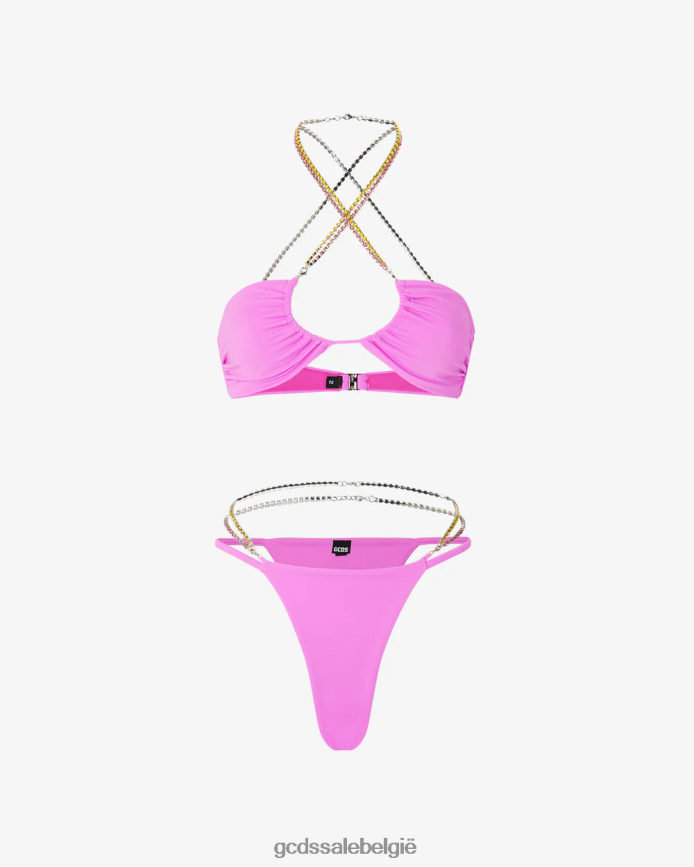 bling bikini vrouwen GCDS fuchsia kleding 4600VF477