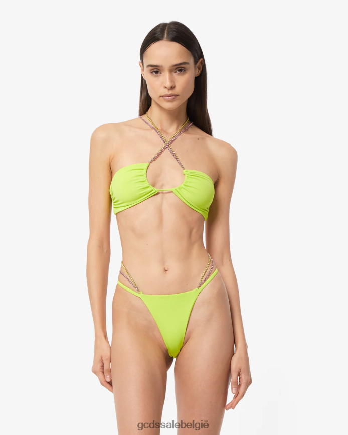 bling bikini vrouwen GCDS limoen kleding 4600VF481