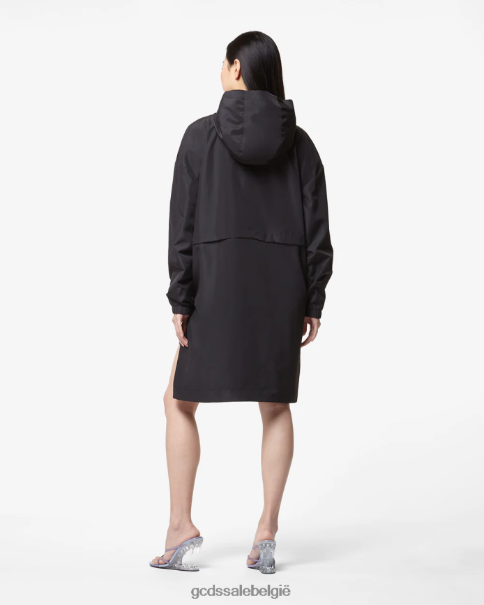 hartlange parka vrouwen GCDS zwart kleding 4600VF321