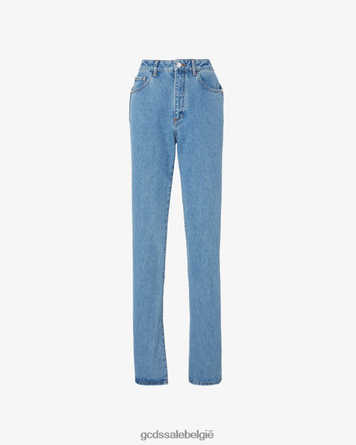 bling denim broek vrouwen GCDS nieuw lichtblauw kleding 4600VF446